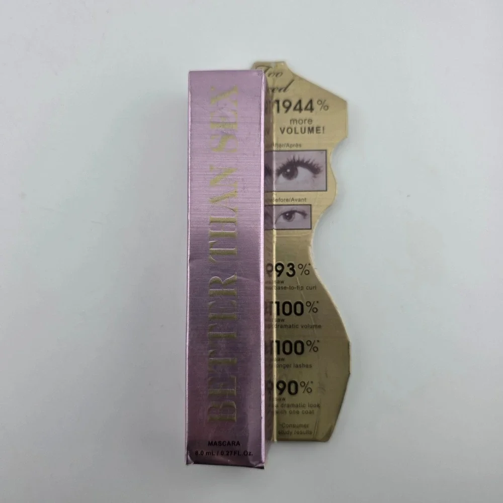 Too‎ Faced Better Than Sex Volumizing Mascara Black 8.0 mL Length Dramatic Curl